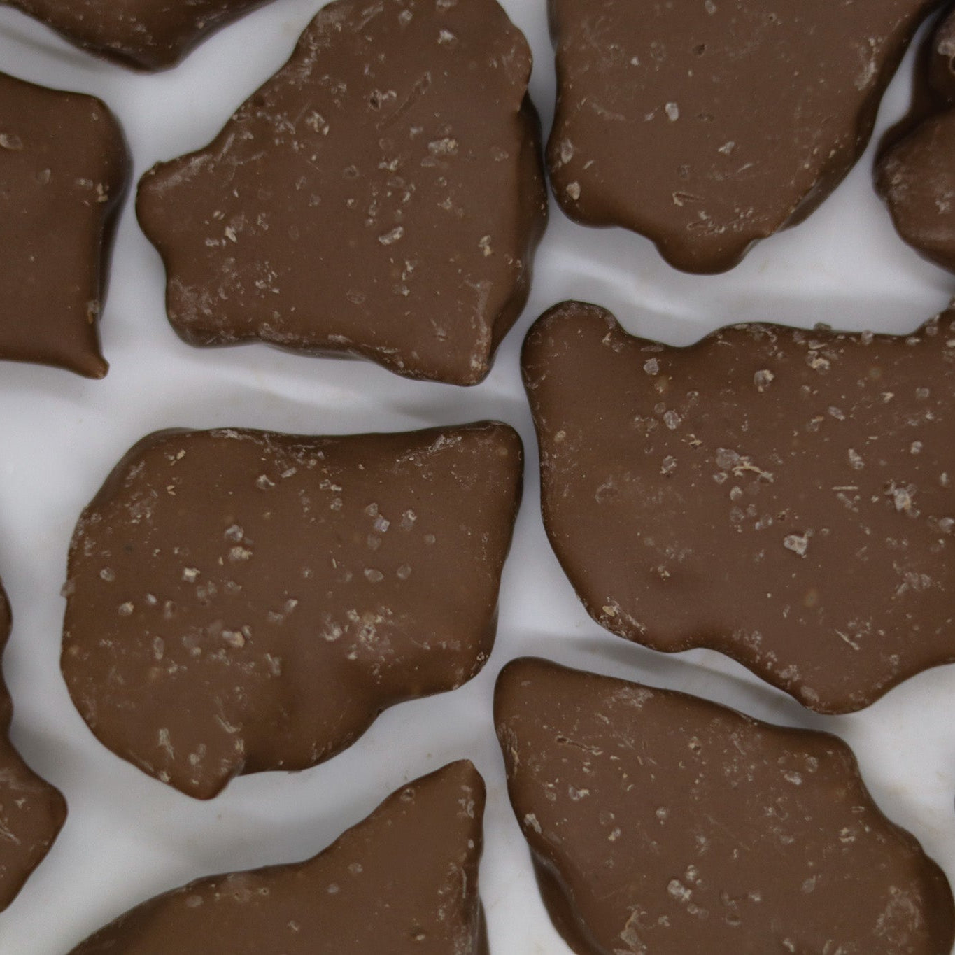 Chocolate Covered Sea Salt Peanut Brittle